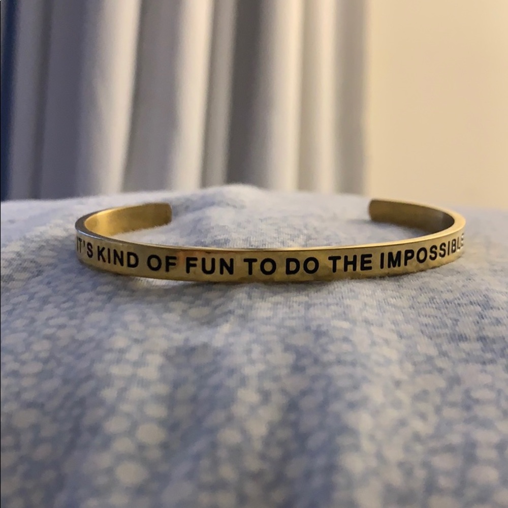 “It’s kind of fun to do the impossible” Bracelet